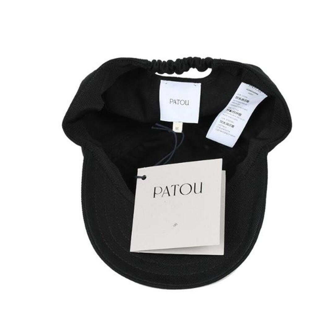 PATOU(パトゥ)のPATOU パトゥ コットン ブラックキャップ AC0400132 999B 2024SS イタリア正規品 新品 ブラック Sサイズ レディースの帽子(キャップ)の商品写真