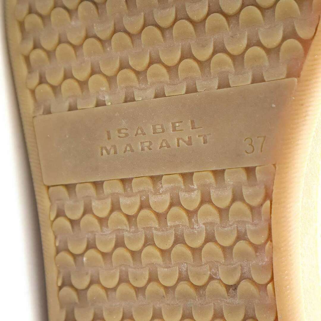 Isabel Marant(イザベルマラン)のISABEL MARANT イザベルマラン Bilsy ハイカットベルクロスウェードスニーカー Ecru ベージュ系 37 BK0015FA-A1E22S レディースの靴/シューズ(スニーカー)の商品写真