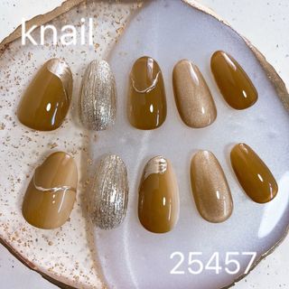 No.209 ネイルチップ　ショートアーモンド