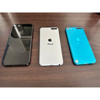 アップル(Apple)のiPhone8を1台とiPod2台(スマートフォン本体)