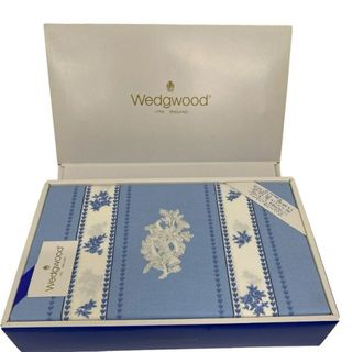 WEDGWOOD - ウェッジウッド WEDGWOOD プリントフラットシーツ 140ｘ240㎝