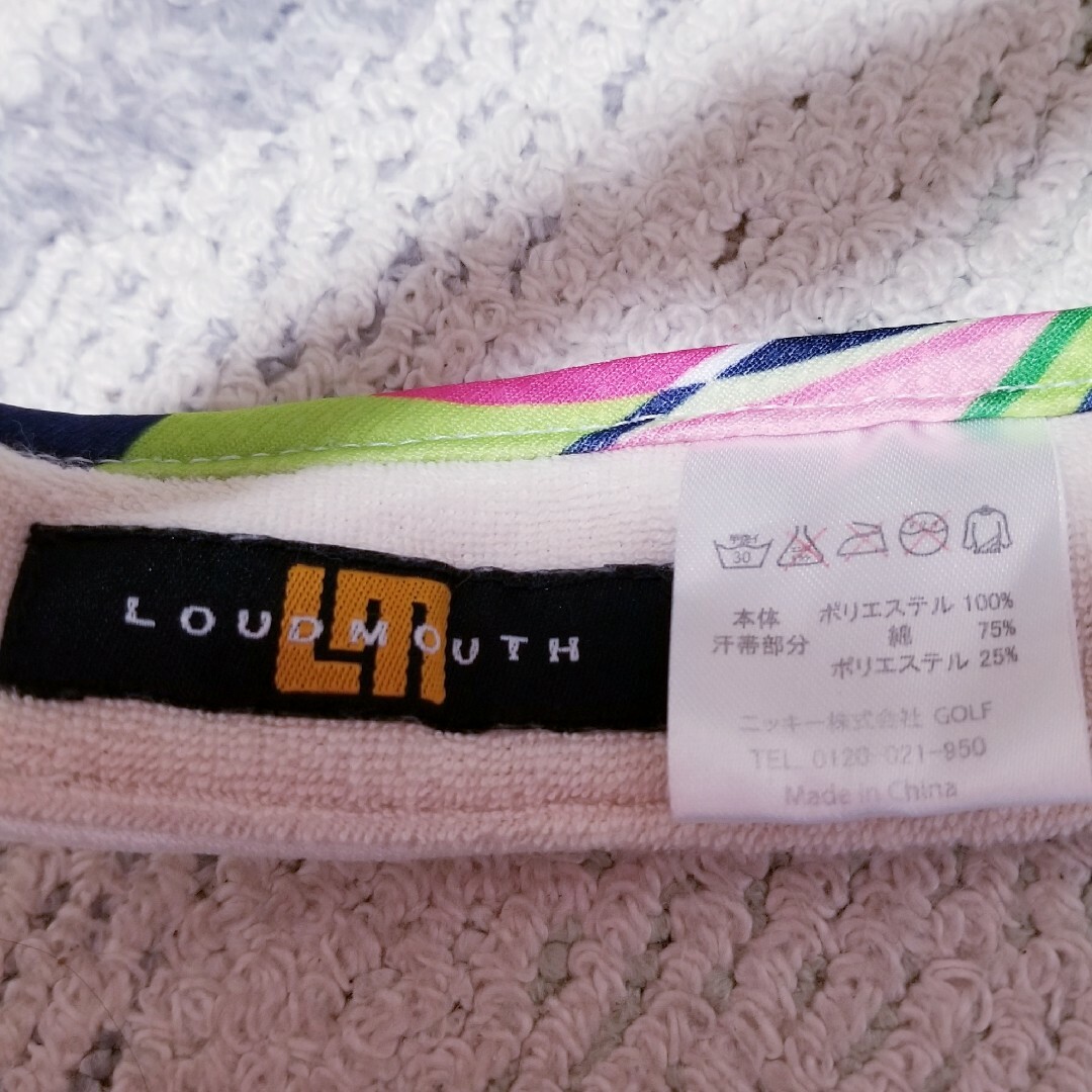 Loudmouth(ラウドマウス)のラウドマウスレディースバイザー スポーツ/アウトドアのゴルフ(その他)の商品写真