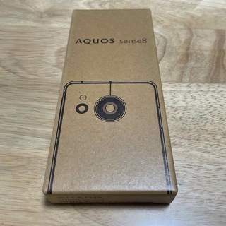 アクオス(AQUOS)の新品未使用 AQUOS sense8（SH-M26）コバルトブラック(スマートフォン本体)