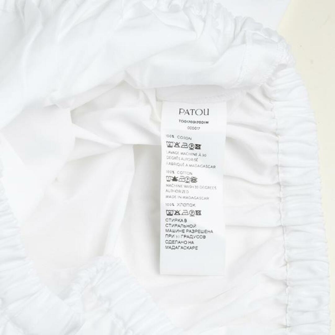 PATOU(パトゥ)のPATOU パトゥ ラグランシャツ TO0170017 001Wイタリア正規品 新品 ホワイト 36サイズ レディースのトップス(シャツ/ブラウス(長袖/七分))の商品写真