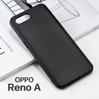 Oppo Reno A　TPUケース ブラック(Androidケース)