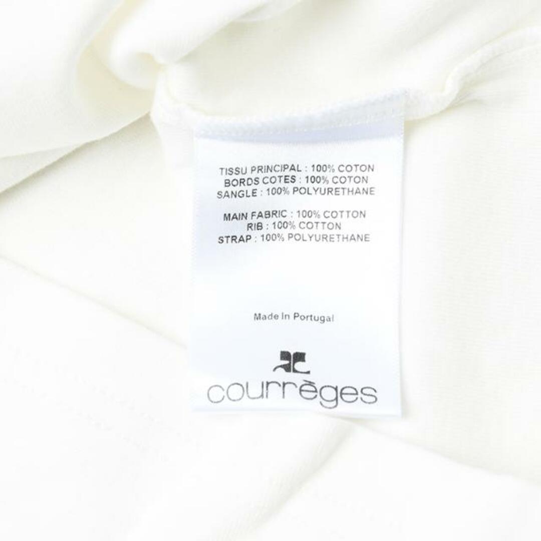 Courreges(クレージュ)のCourrèges/Courreges クレージュ ホワイトバックル Tシャツ 124JTS117JS0070 イタリア正規品 新品 ホワイト レディースのトップス(Tシャツ(半袖/袖なし))の商品写真