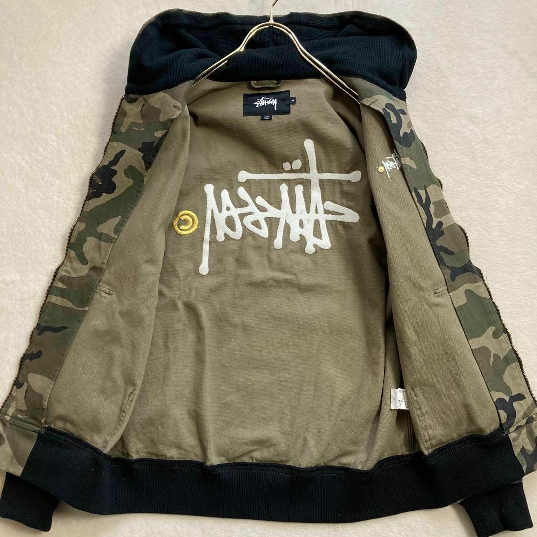 STUSSY(ステューシー)の【良品】STUSSY ダック アクティブジャケット カモフラ 両面刺繍 M メンズのジャケット/アウター(その他)の商品写真