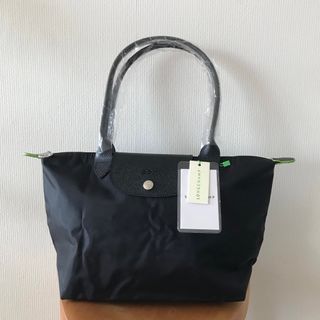 ロンシャン(LONGCHAMP)の新品　LONGCHAMP ロンシャン　トートバッグ　折り畳み　ブラック　M(トートバッグ)