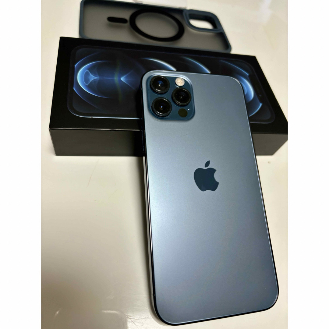 iPhone(アイフォーン)のアップル iPhone12 Pro 128GB パシフィックブルー  スマホ/家電/カメラのスマートフォン/携帯電話(スマートフォン本体)の商品写真