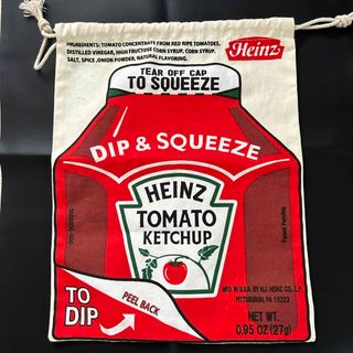 ハインツ トマトケチャップ 巾着 Heinz 巾着袋 アメリカン雑貨(ポーチ)