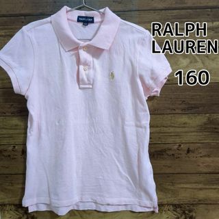 ラルフローレン(Ralph Lauren)の【RALPH LAUREN】半袖　ポロシャツ　160cm　パステルピンク(Tシャツ/カットソー)