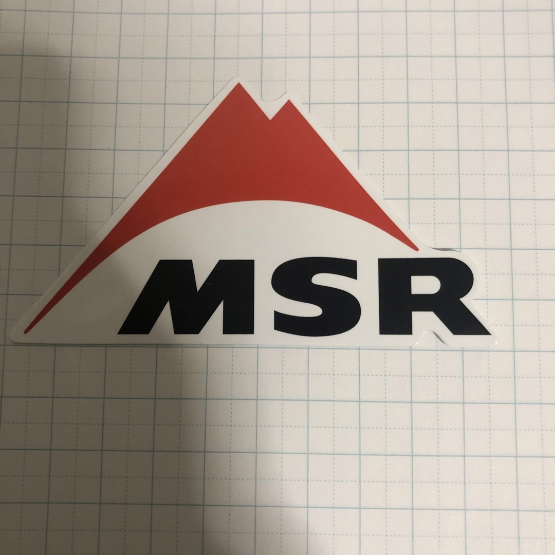 MSR(エムエスアール)の防水ステッカー　MSR  マウンテンセーフティリサーチ 2枚セット スポーツ/アウトドアのアウトドア(その他)の商品写真