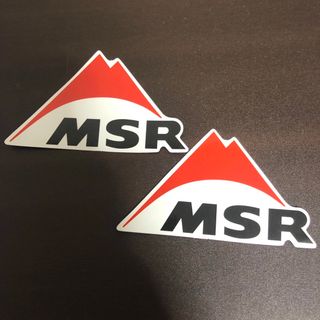 エムエスアール(MSR)の防水ステッカー　MSR  マウンテンセーフティリサーチ 2枚セット(その他)