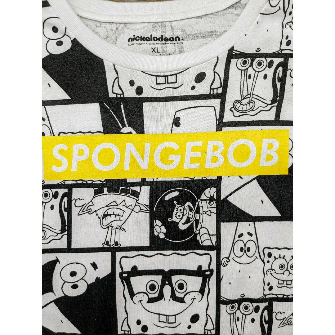 BEAMS(ビームス)のSPONGEBOB ALL PATTERN CHARACTER PRINTTEE メンズのトップス(Tシャツ/カットソー(半袖/袖なし))の商品写真