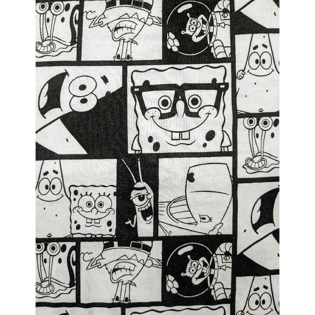 BEAMS(ビームス)のSPONGEBOB ALL PATTERN CHARACTER PRINTTEE メンズのトップス(Tシャツ/カットソー(半袖/袖なし))の商品写真