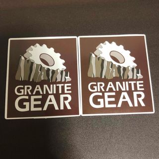 グラナイトギア(GRANITE GEAR)の防水ステッカー　グラナイトギア　GRANITE GEAR  ボルト　2枚(登山用品)