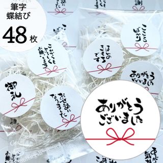 熨斗風　シンプル水引シール48枚(その他)