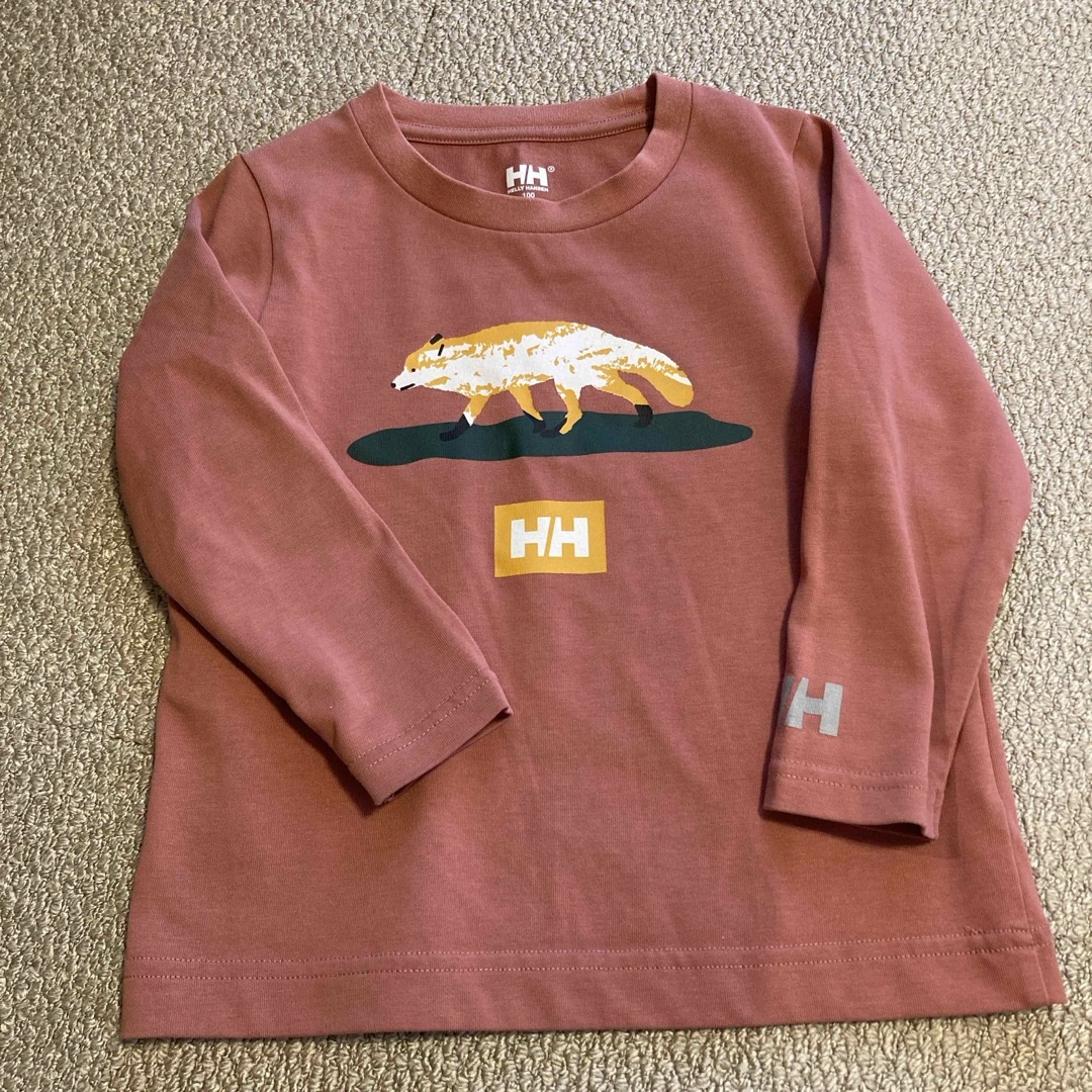 HELLY HANSEN(ヘリーハンセン)のハリーハンセン　キッズ100 長袖Tシャツ キッズ/ベビー/マタニティのキッズ服男の子用(90cm~)(Tシャツ/カットソー)の商品写真