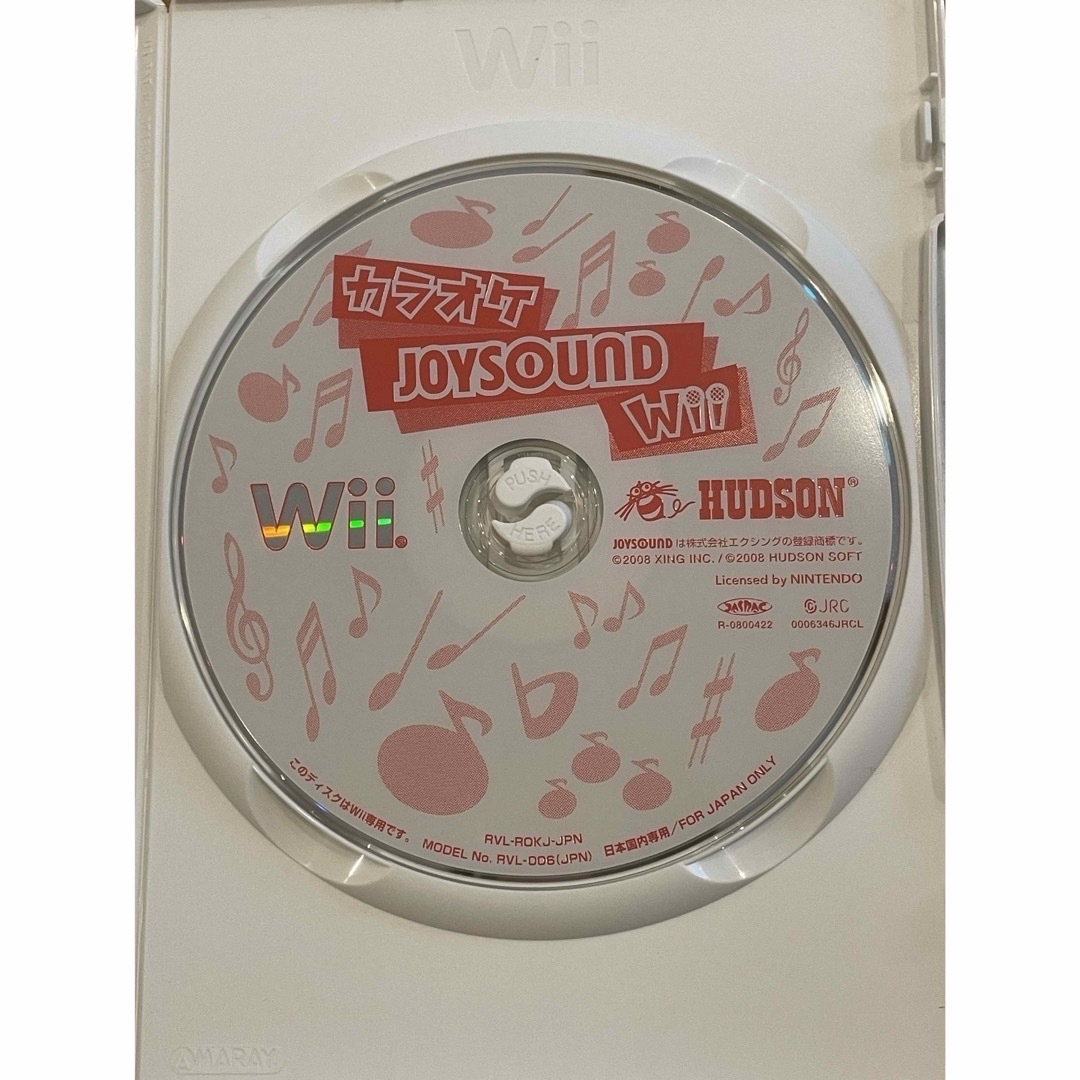 Wii(ウィー)のカラオケJOYSOUND Wii ソフト エンタメ/ホビーのゲームソフト/ゲーム機本体(家庭用ゲームソフト)の商品写真