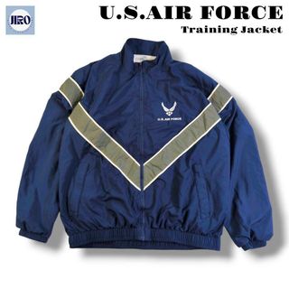 U.S.AIRFORCE アメリカ空軍 ナイロン トレーニングジャケット 047(ブルゾン)