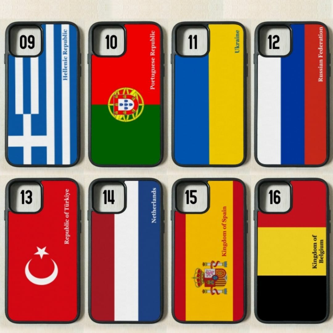 新品 iPhoneケース アイフォンケース 国旗 イギリス イタリア フランス スマホ/家電/カメラのスマホアクセサリー(iPhoneケース)の商品写真