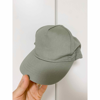 エイチアンドエム(H&M)のH&M ベビー帽子 キャップ カーキ(帽子)