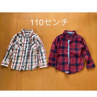 ベビーギャップ(babyGAP)のbaby Gap  マックレガー　チェック　シャツ　２枚　110cm(ブラウス)