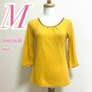 honeysuakle rose　カットソー クルーネック 七分袖　綿100%(Tシャツ(長袖/七分))