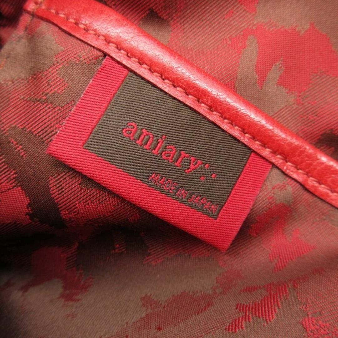 aniary(アニアリ)の超美品 アニアリ aniary リュック レザー 赤系 30-24032501 レディースのバッグ(リュック/バックパック)の商品写真