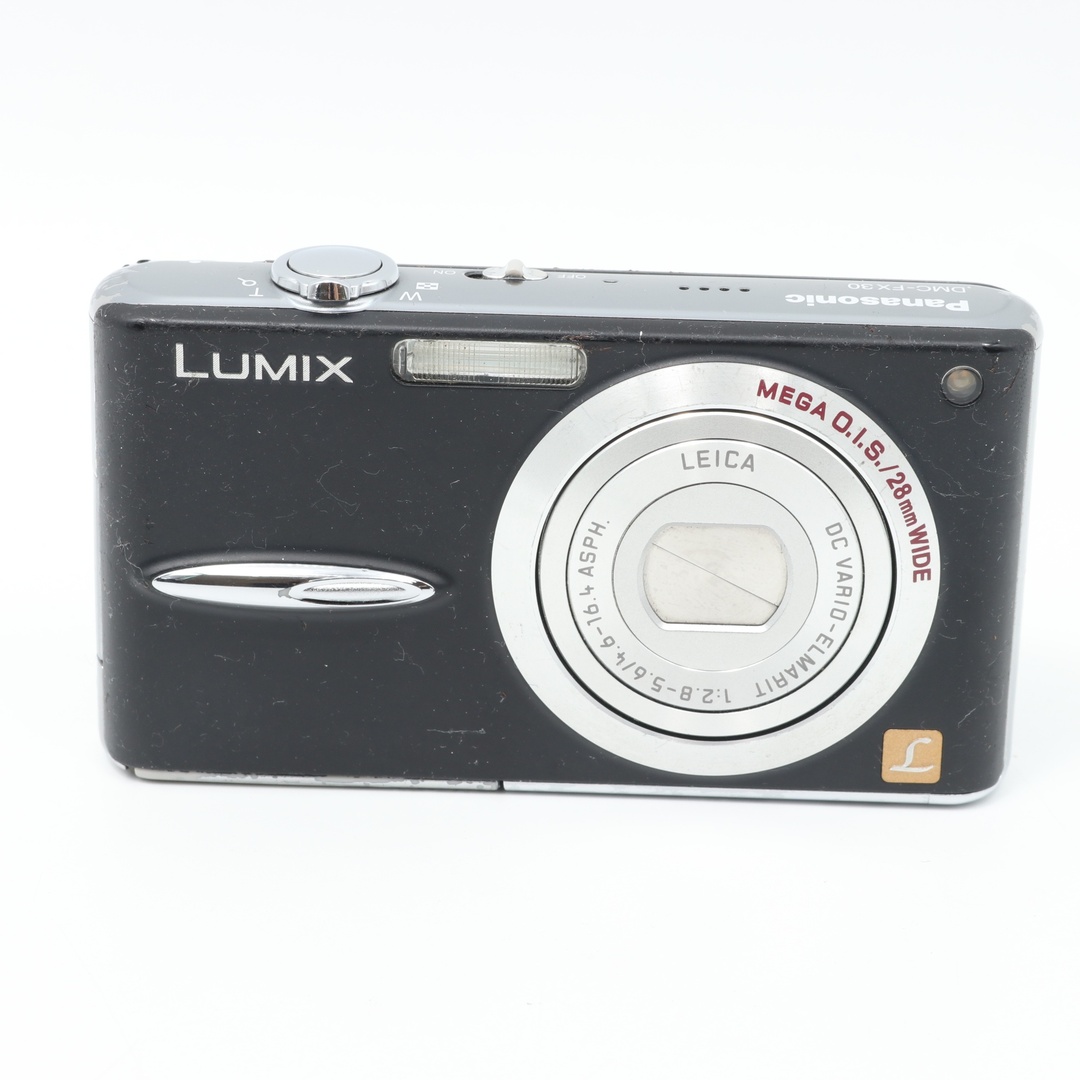 Panasonic(パナソニック)の【難品】パナソニック デジタルカメラ LUMIX (ルミックス) DMC-FX30 エクストラブラック スマホ/家電/カメラのカメラ(デジタル一眼)の商品写真