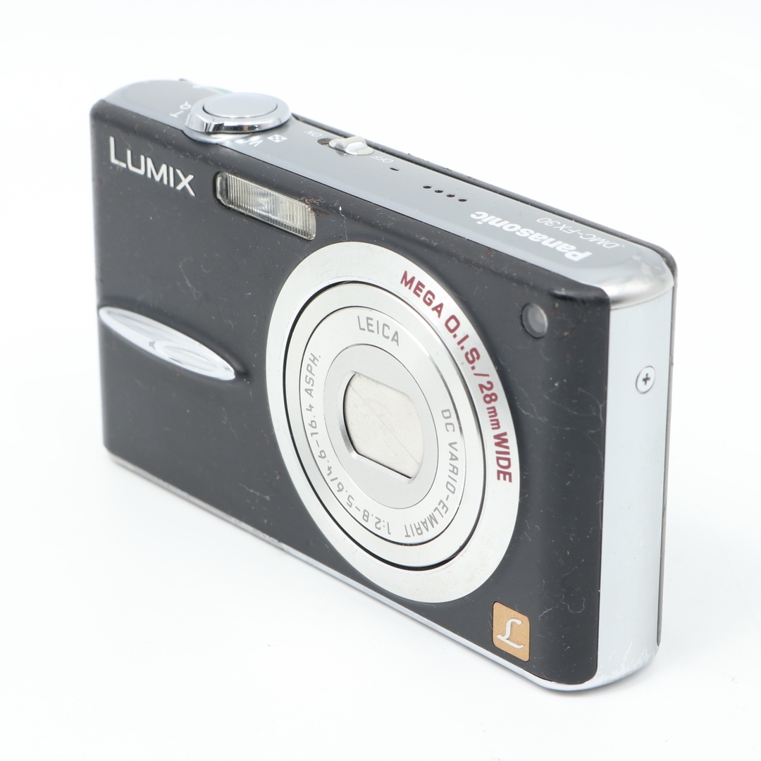 Panasonic(パナソニック)の【難品】パナソニック デジタルカメラ LUMIX (ルミックス) DMC-FX30 エクストラブラック スマホ/家電/カメラのカメラ(デジタル一眼)の商品写真