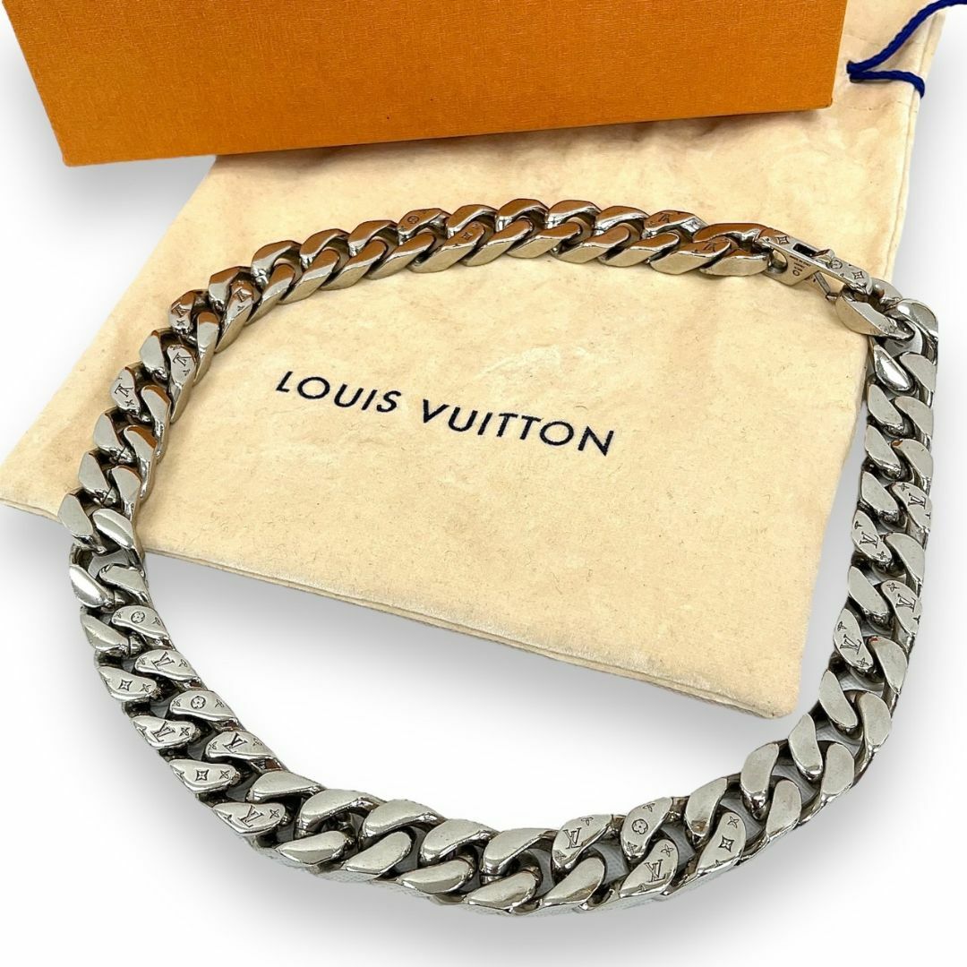 LOUIS VUITTON(ルイヴィトン)のLOUIS VUITTON ルイヴィトン ネックレス コリエ チェーンリンクス メンズのアクセサリー(ネックレス)の商品写真