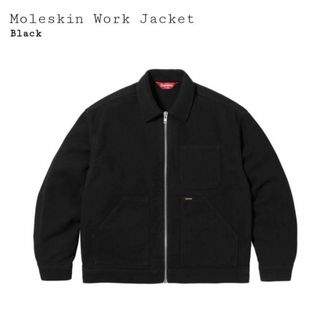 シュプリーム(Supreme)のSupreme 23FW Moleskin Work Jacket 黒　XL(ブルゾン)