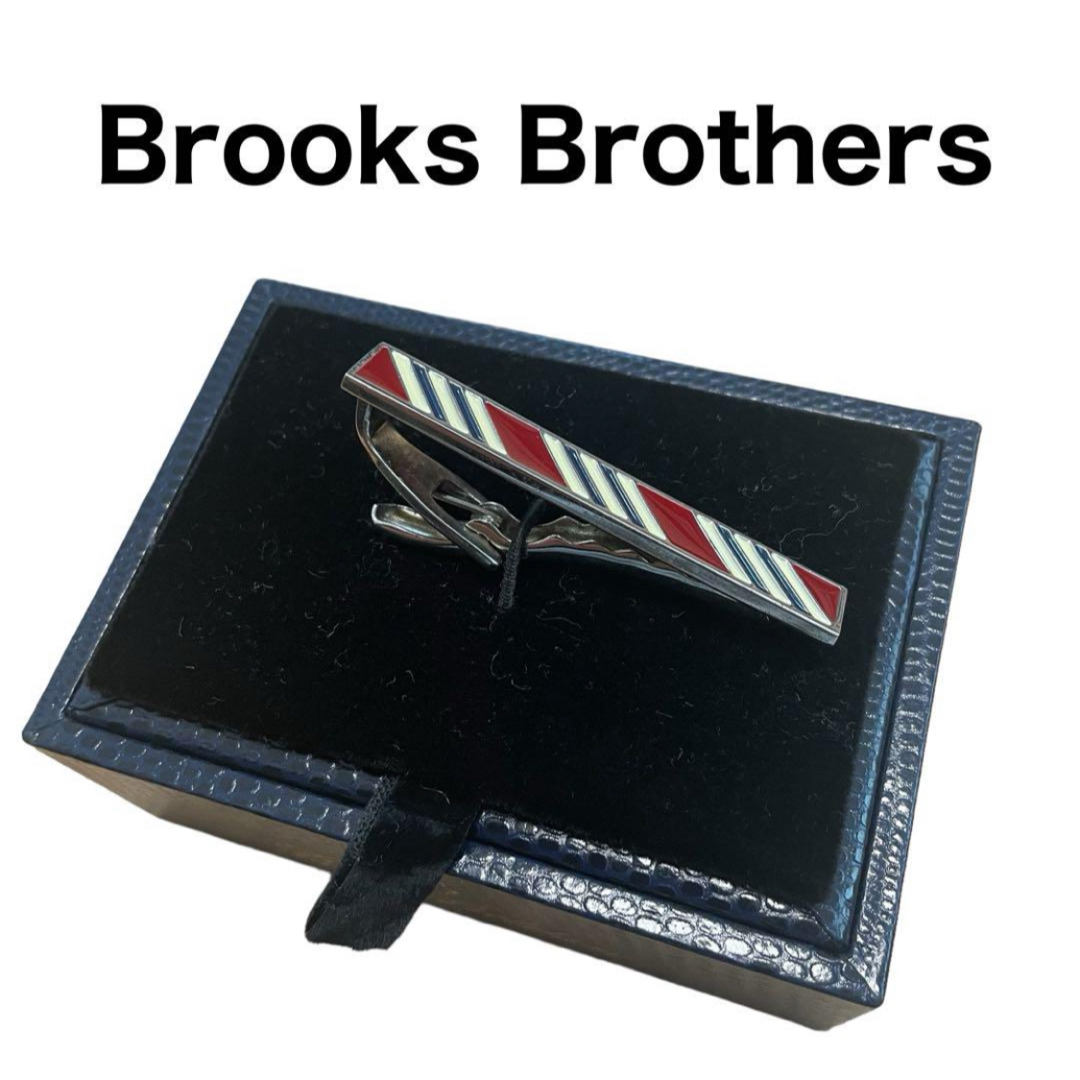 Brooks Brothers(ブルックスブラザース)のBrooks Brothers ネクタイピン　ストライプ　レジメンタル　925 メンズのファッション小物(ネクタイピン)の商品写真