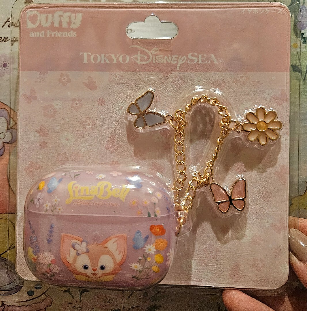 Disney(ディズニー)のリーナベル　イヤホンケース エンタメ/ホビーのおもちゃ/ぬいぐるみ(キャラクターグッズ)の商品写真