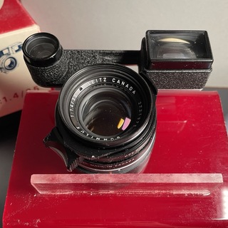 ライカ(LEICA)のSummilux 35mm 2nd pre asph ブラックペイントメガネ付き(レンズ(単焦点))