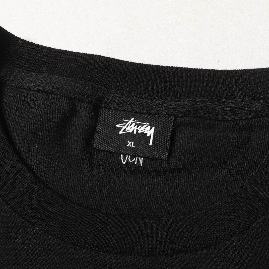 STUSSY(ステューシー)の新品同様 STUSSY ステューシー Tシャツ サイズ:XL ローカルカラー 上野チャプト限定 ストックロゴ クルーネック 半袖Tシャツ ブラック 黒 トップス カットソー【メンズ】【中古】 メンズのトップス(Tシャツ/カットソー(半袖/袖なし))の商品写真