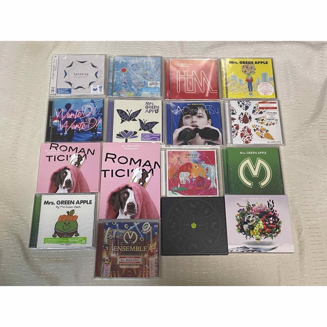 UNIVERSAL ENTERTAINMENT(ユニバーサルエンターテインメント)のMrs. GREEN APPLE CD 初回限定盤 まとめ売り エンタメ/ホビーのCD(ポップス/ロック(邦楽))の商品写真