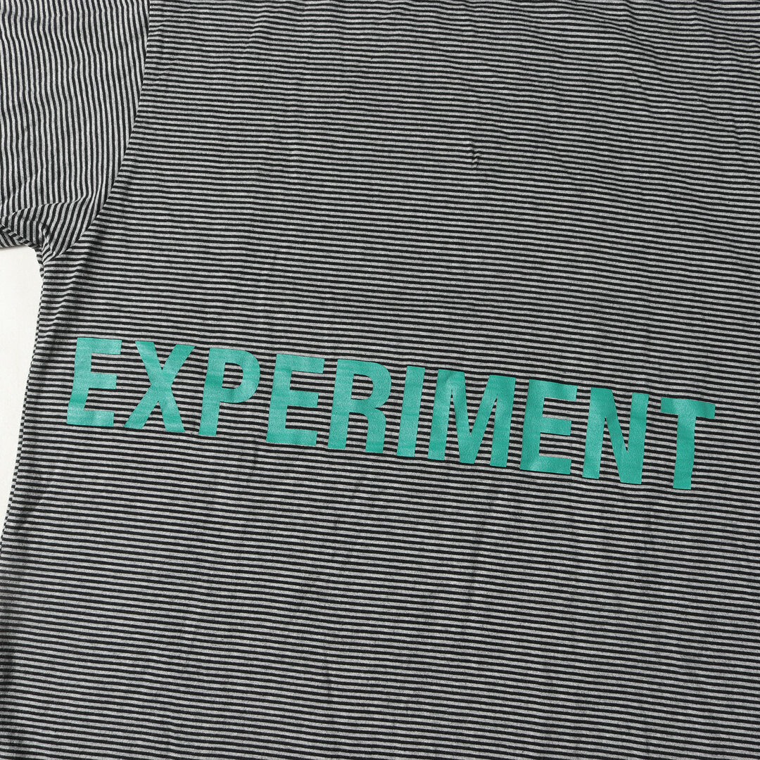 uniform experiment(ユニフォームエクスペリメント)の美品 UNIFORM EXPERIMENT ユニフォームエクスペリメント Tシャツ サイズ:2 22SS ブランドロゴ ボーダー ロングスリーブTシャツ L/S TRIM COLOR BORDER TEE ブラック グレー グリーン トップス カットソー 長袖【メンズ】【中古】 メンズのトップス(Tシャツ/カットソー(七分/長袖))の商品写真