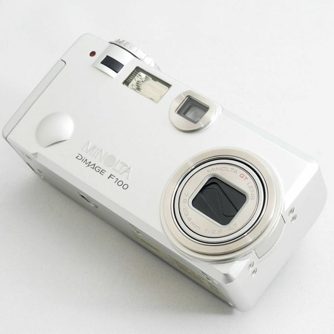 KONICA MINOLTA(コニカミノルタ)のミノルタ MINOLTA DiMAGE F100 レトロコンデジ 光学3倍ズーム カメラ 中古 スマホ/家電/カメラのカメラ(コンパクトデジタルカメラ)の商品写真