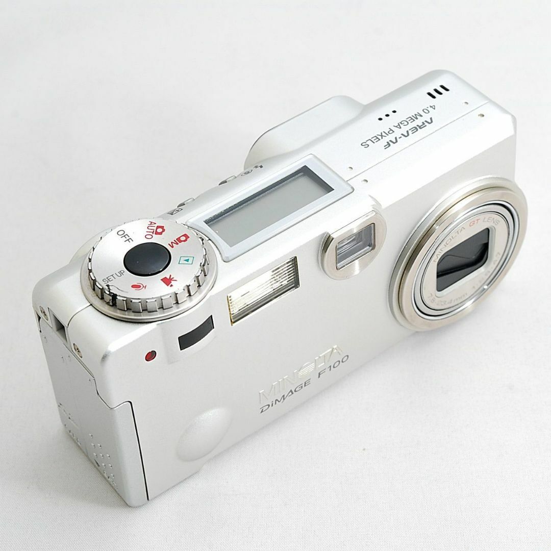 KONICA MINOLTA(コニカミノルタ)のミノルタ MINOLTA DiMAGE F100 レトロコンデジ 光学3倍ズーム カメラ 中古 スマホ/家電/カメラのカメラ(コンパクトデジタルカメラ)の商品写真
