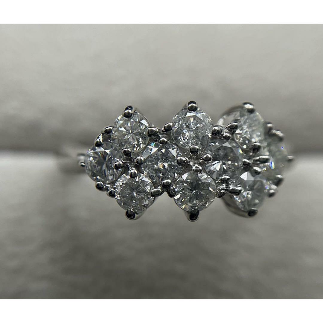 JC223★高級 ダイヤモンド1.1ct プラチナ リング レディースのアクセサリー(リング(指輪))の商品写真
