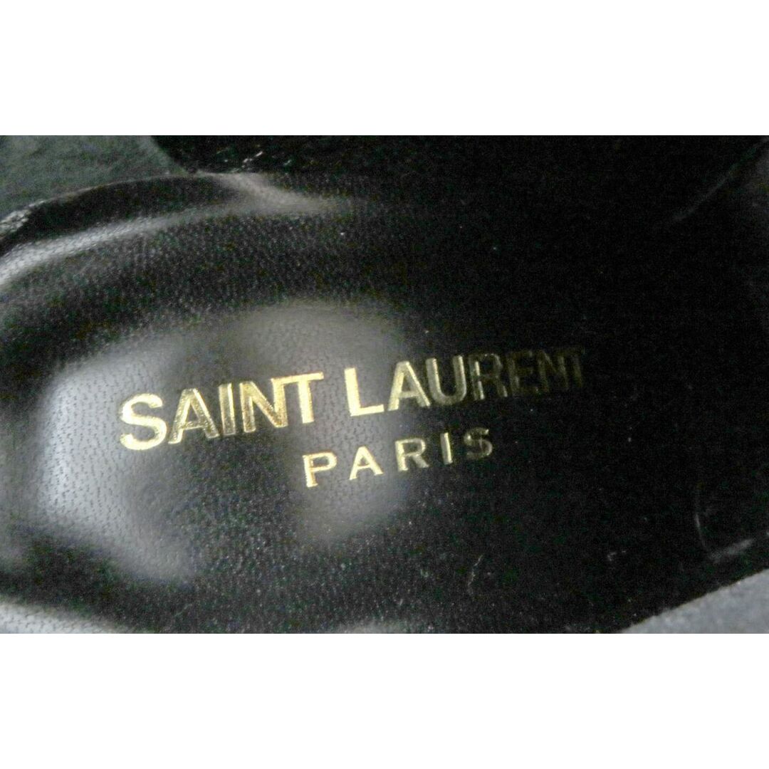 Saint Laurent(サンローラン)の極美品★SAINT LAURENT PARIS サンローランパリ 315557 サイドゴア ポインテッドトゥ パテント ブーティー／ブーツ 黒 36 1/2 イタリア製 h05-st30221-311 レディースの靴/シューズ(ブーツ)の商品写真