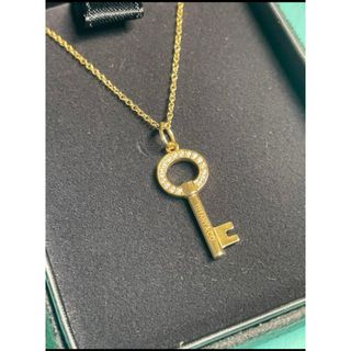 ティファニー(Tiffany & Co.)のティファニー キー ネックレス 18K ダイアモンド(ネックレス)