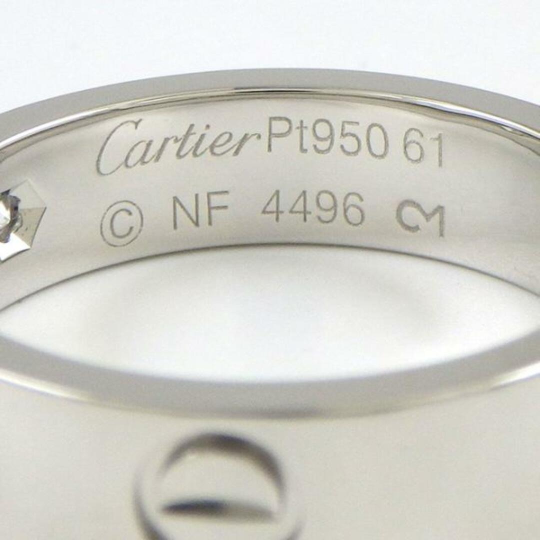 Cartier(カルティエ)のカルティエ Cartier リング ラブ 1ポイント ダイヤモンド PT950 20.5号 / #61 【中古】 レディースのアクセサリー(リング(指輪))の商品写真