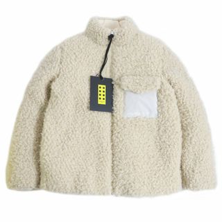 モンクレール(MONCLER)の極美品□22-23AW MONCLER GENIUS 2 モンクレールジーニアス MONNOW リバーシブル ボアフリース ダウンジャケット ベージュ系 2 伊製 正規品(ダウンジャケット)