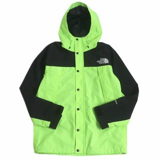 ザノースフェイス(THE NORTH FACE)の美品□ザ・ノースフェイス NP11834 Mountain Light Jacket ゴアテックス WZIP マウンテンジャケット セーフティーグリーン L 正規品 メンズ(マウンテンパーカー)