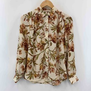 エイチアンドエム(H&M)のH&M　エイチアンドエム　ボタニカル柄　花柄　 レディース 長袖シャツ/ブラウス(シャツ/ブラウス(長袖/七分))