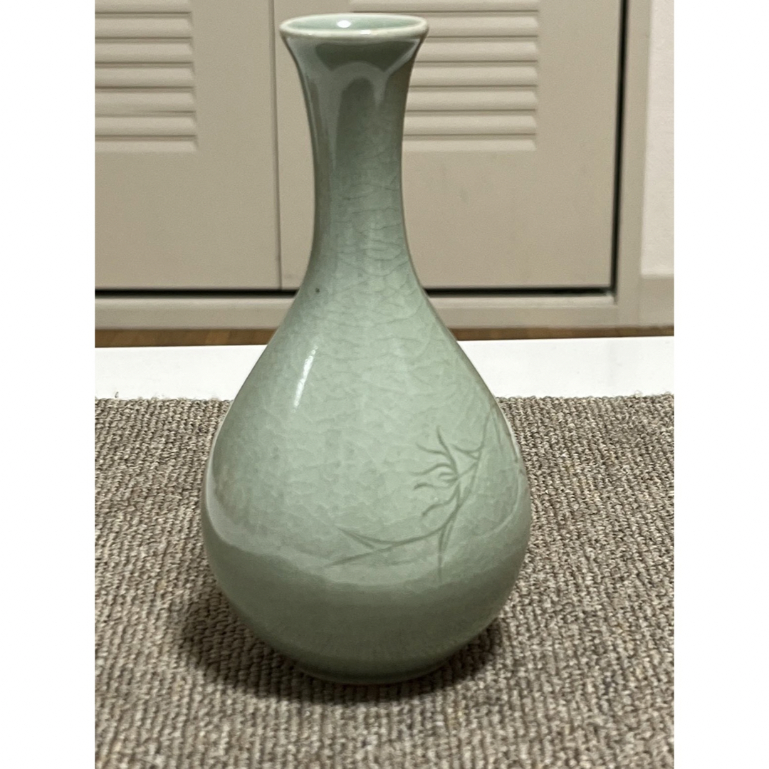 高麗青磁【華道】花入れ 茶道 茶道具 花瓶 花器 おしゃれ 高麗青磁【華道】花入れ 茶道 茶道具 花瓶 花器 おしゃれ