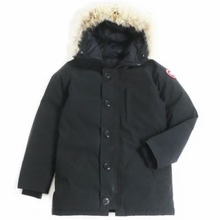 カナダグース(CANADA GOOSE)の良品□CANADA GOOSE/カナダグース 3438JM JASPER/ジャスパー ファーフーデッド WZIP ダウンジャケット/コート 黒 XS カナダ製 正規品(ダウンジャケット)